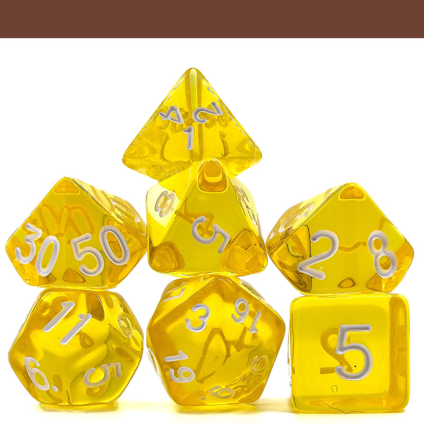 42 Piece DND Dice Set + 6 Velvet Dice Bags
