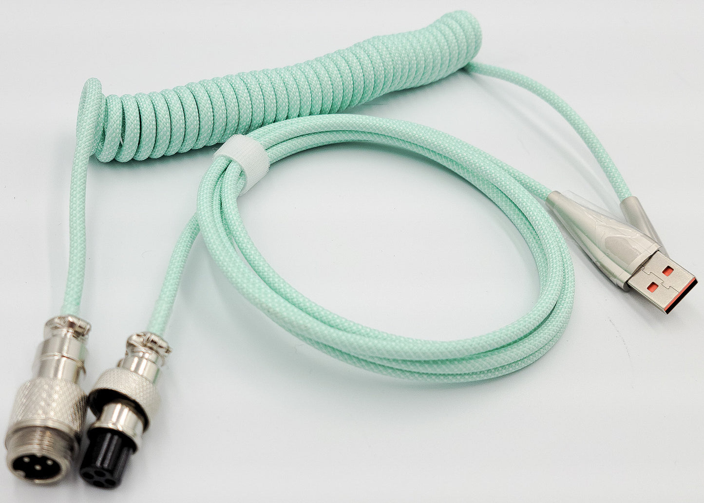 Custom Coiled USB Type C Aviator Cables (6ft)