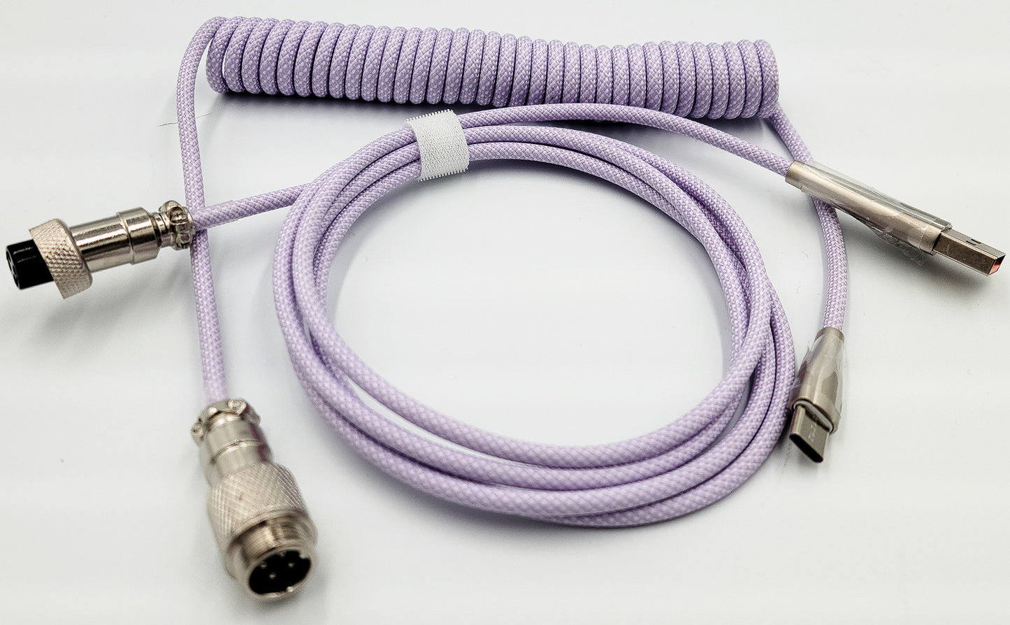 Custom Coiled USB Type C Aviator Cables (6ft)