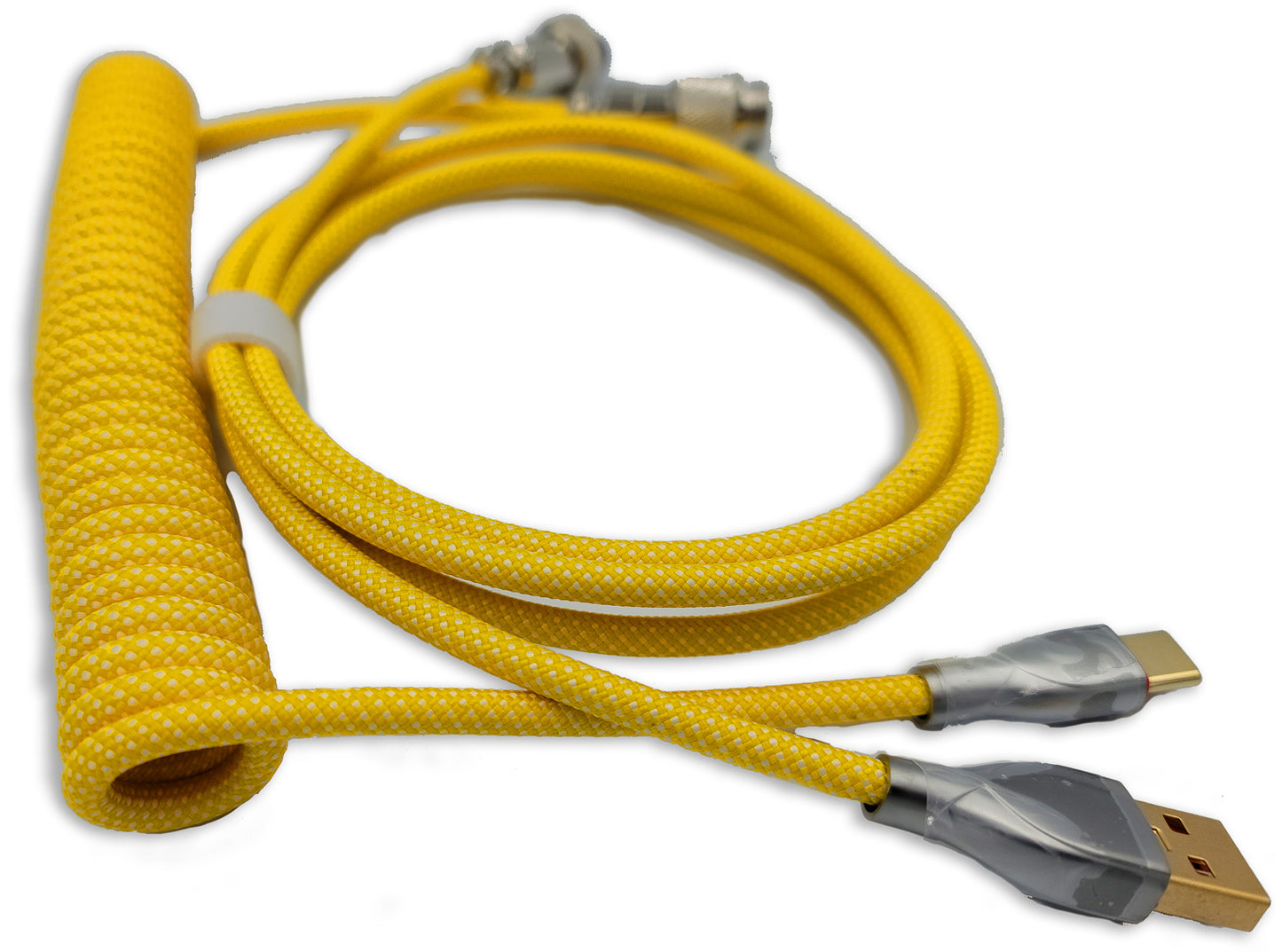 Custom Coiled USB Type C Aviator Cables (6ft)