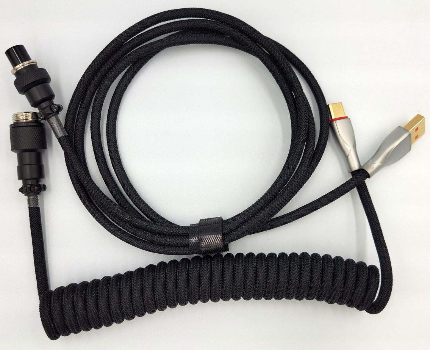Custom Coiled USB Type C Aviator Cables (6ft)