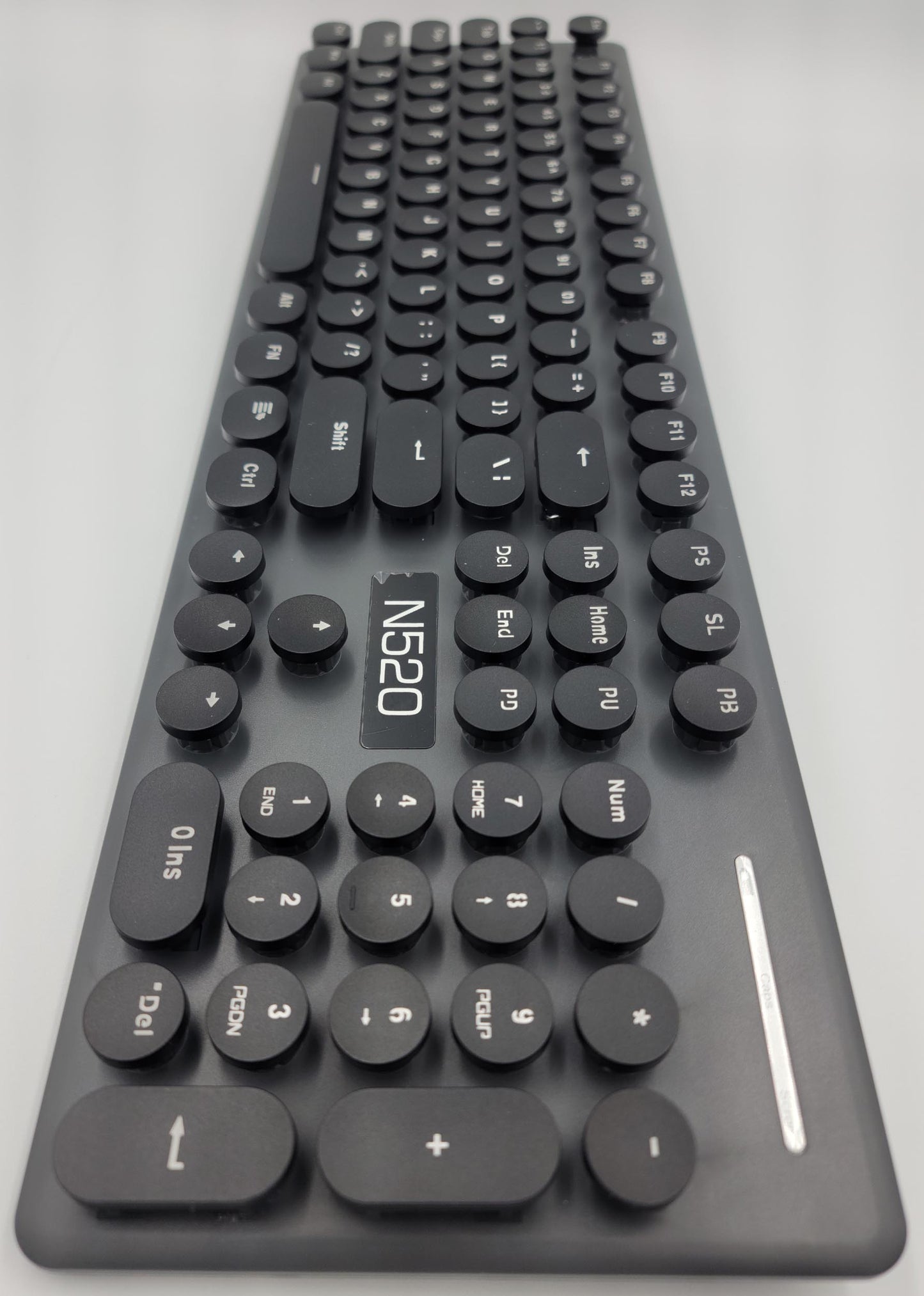 Mini 2.4G Wireless Keyboard and Mouse Combo Round Keys Computer Laptop Mac Apple