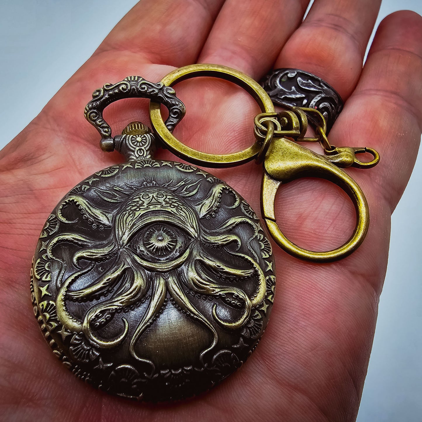 Cthulhu DND Old Fashioned Pocket Watch Case