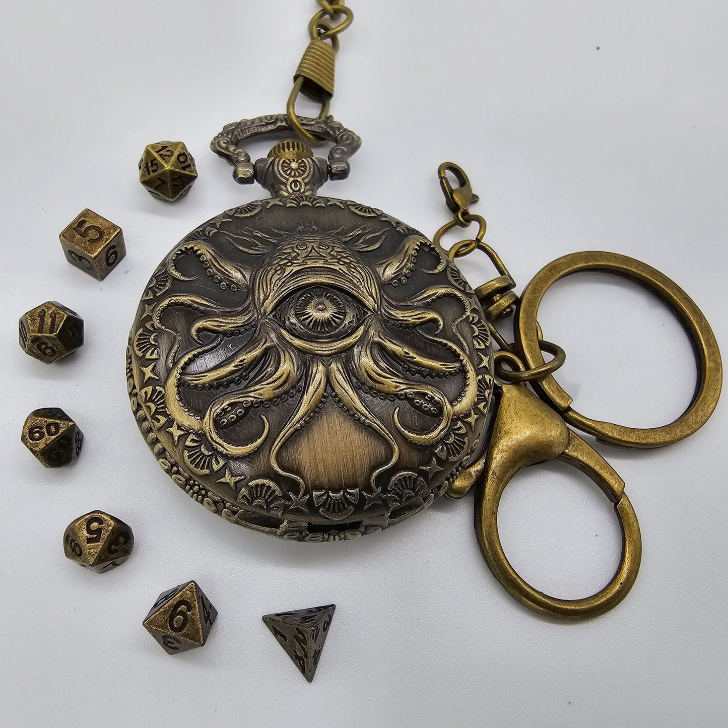 Cthulhu DND Old Fashioned Pocket Watch Case