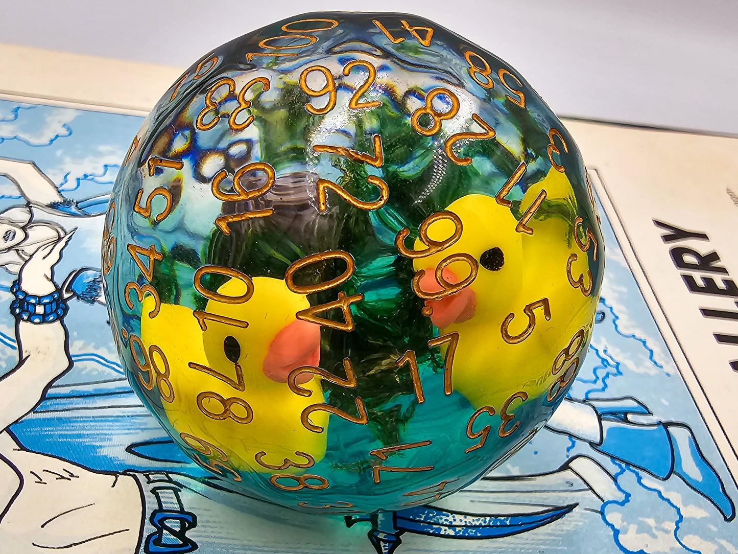 Duck D100 DND Dice