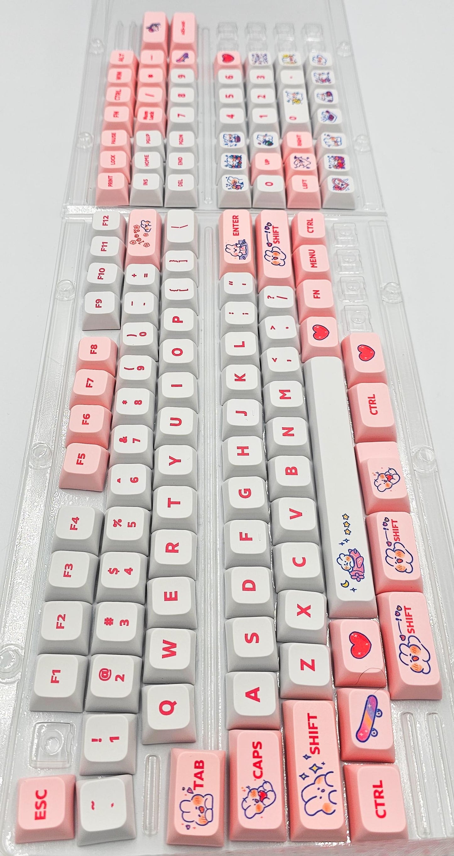 100% Full Size Vapor Rabbit Themed Keycaps