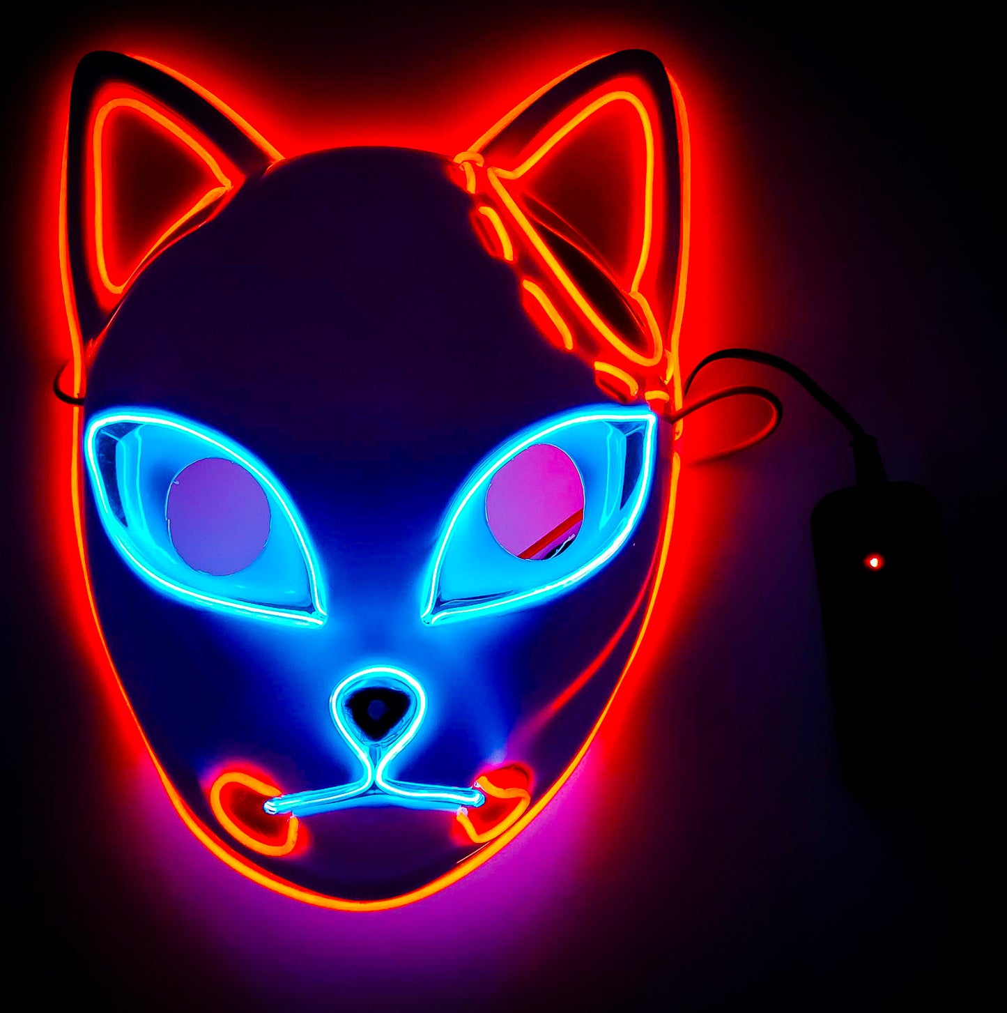 LED Demon Slayer Kimetsu no Yaiba Mask