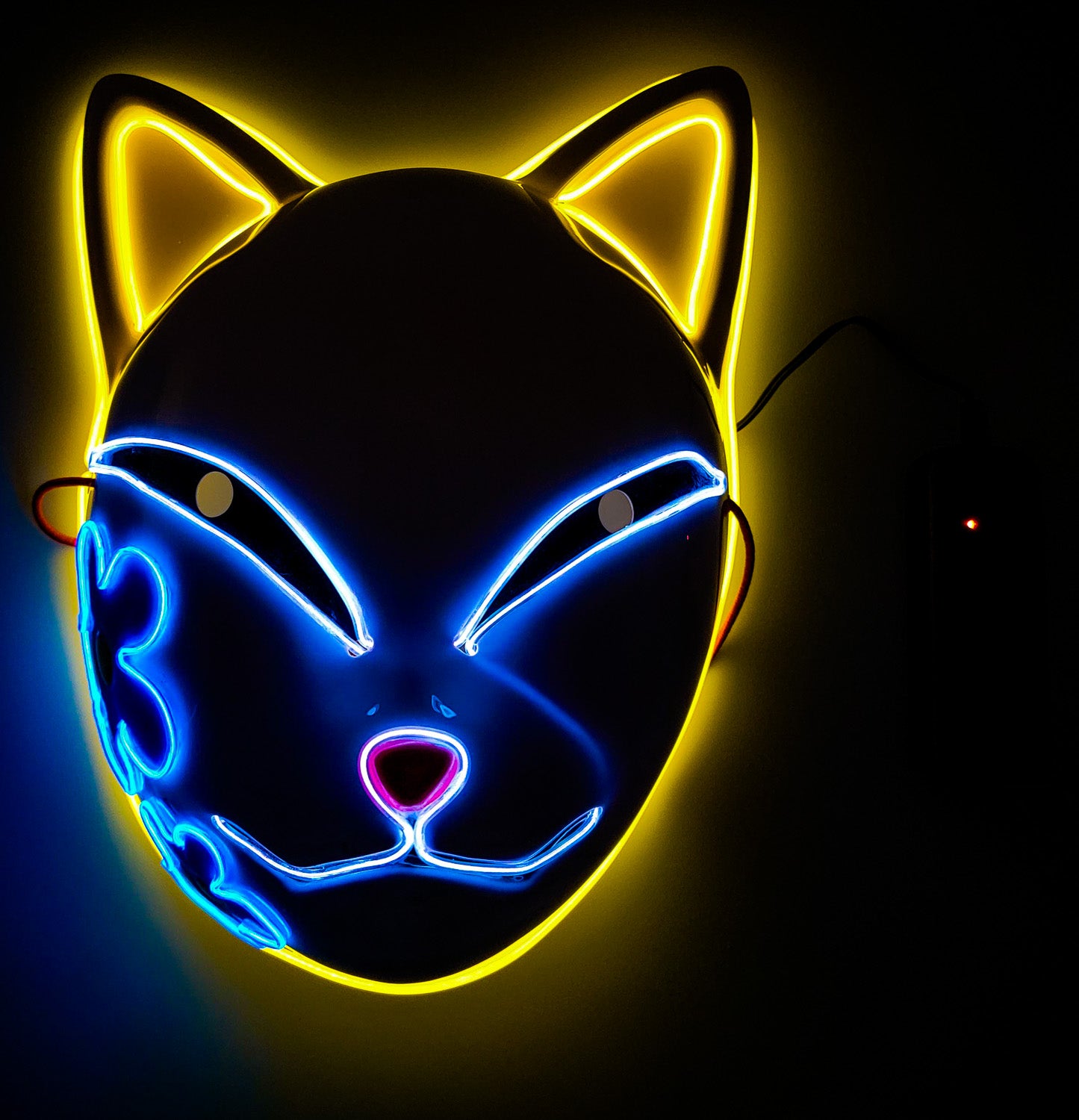 LED Demon Slayer Kimetsu no Yaiba Mask