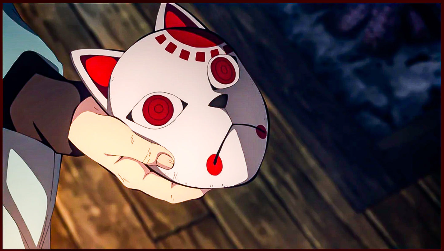 LED Demon Slayer Kimetsu no Yaiba Mask