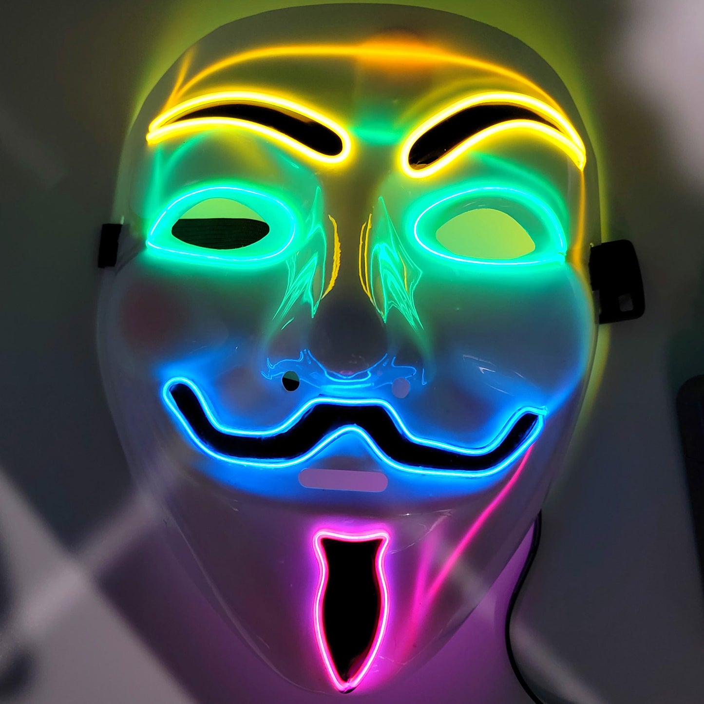 LED Vendetta Guy Fawkes Mask
