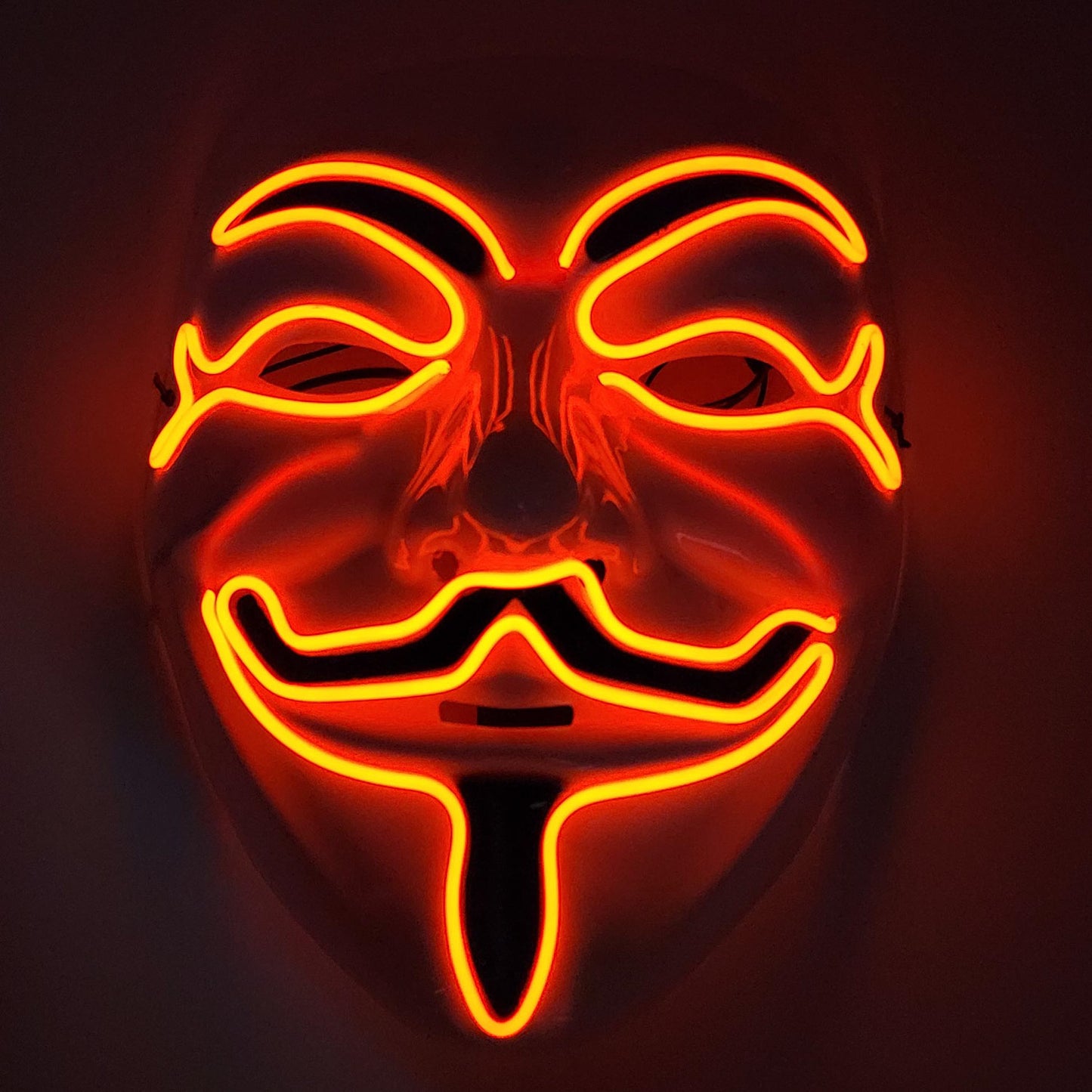LED Vendetta Guy Fawkes Mask