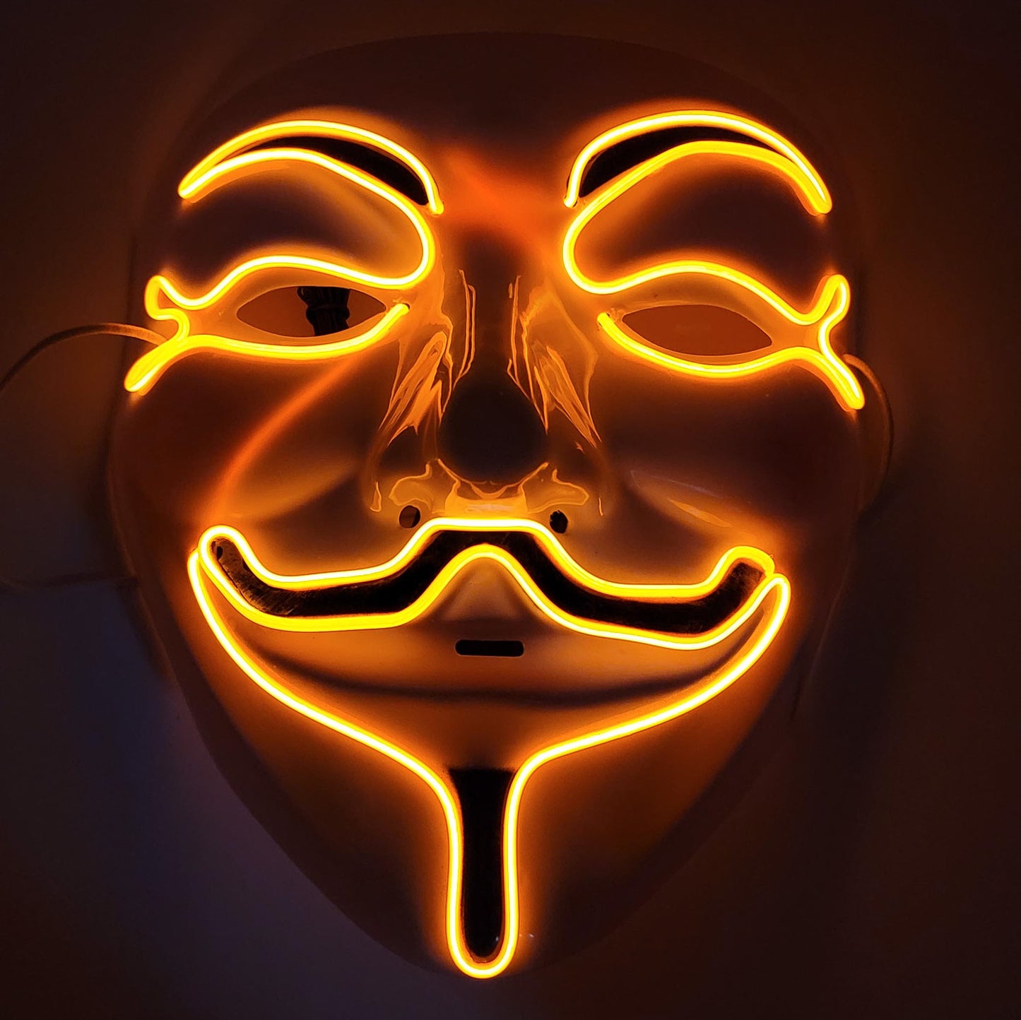 LED Vendetta Guy Fawkes Mask
