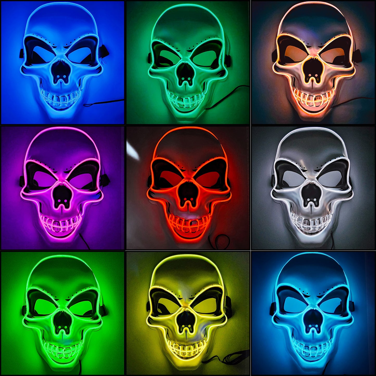 LED Skull Mask