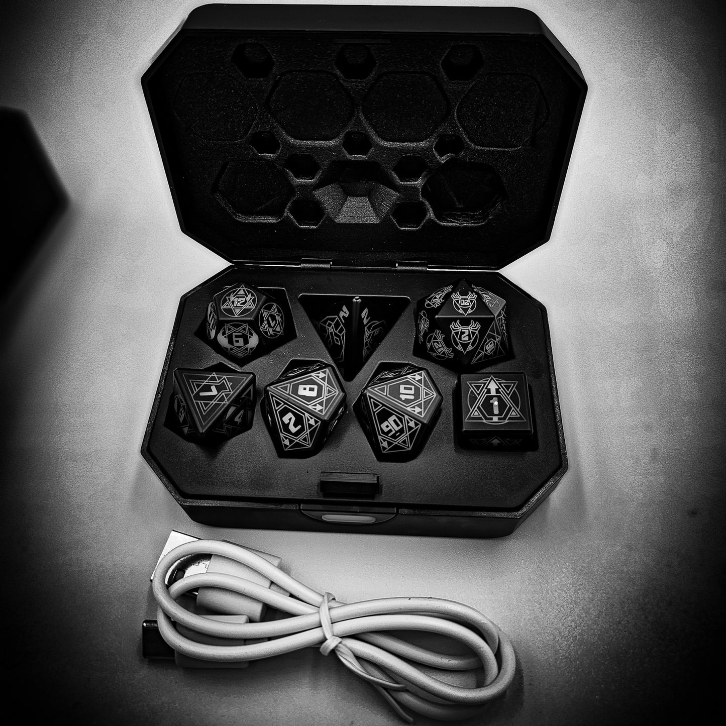 Light Up LED DND Dice Set