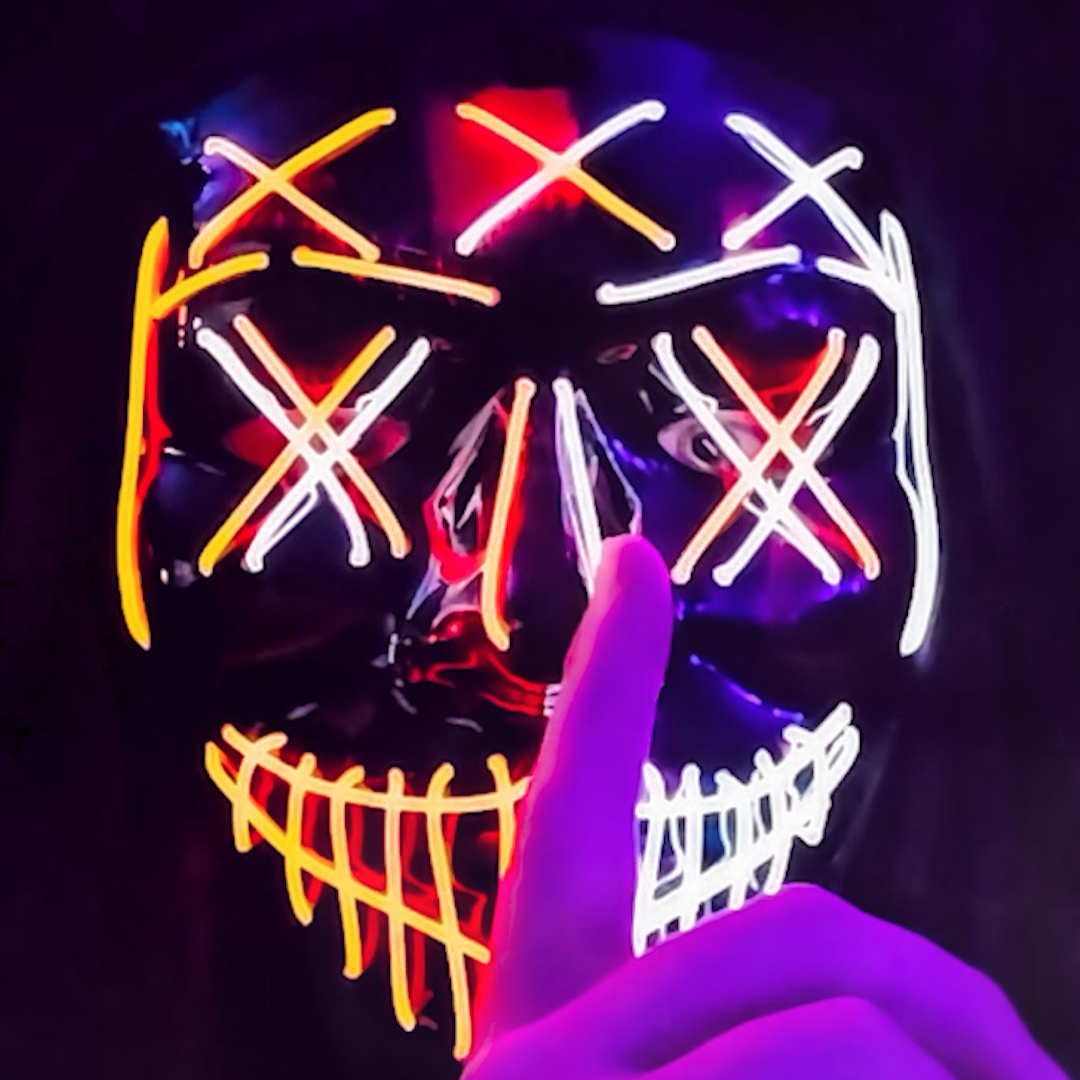 The Purge "Stitches" LED Mask