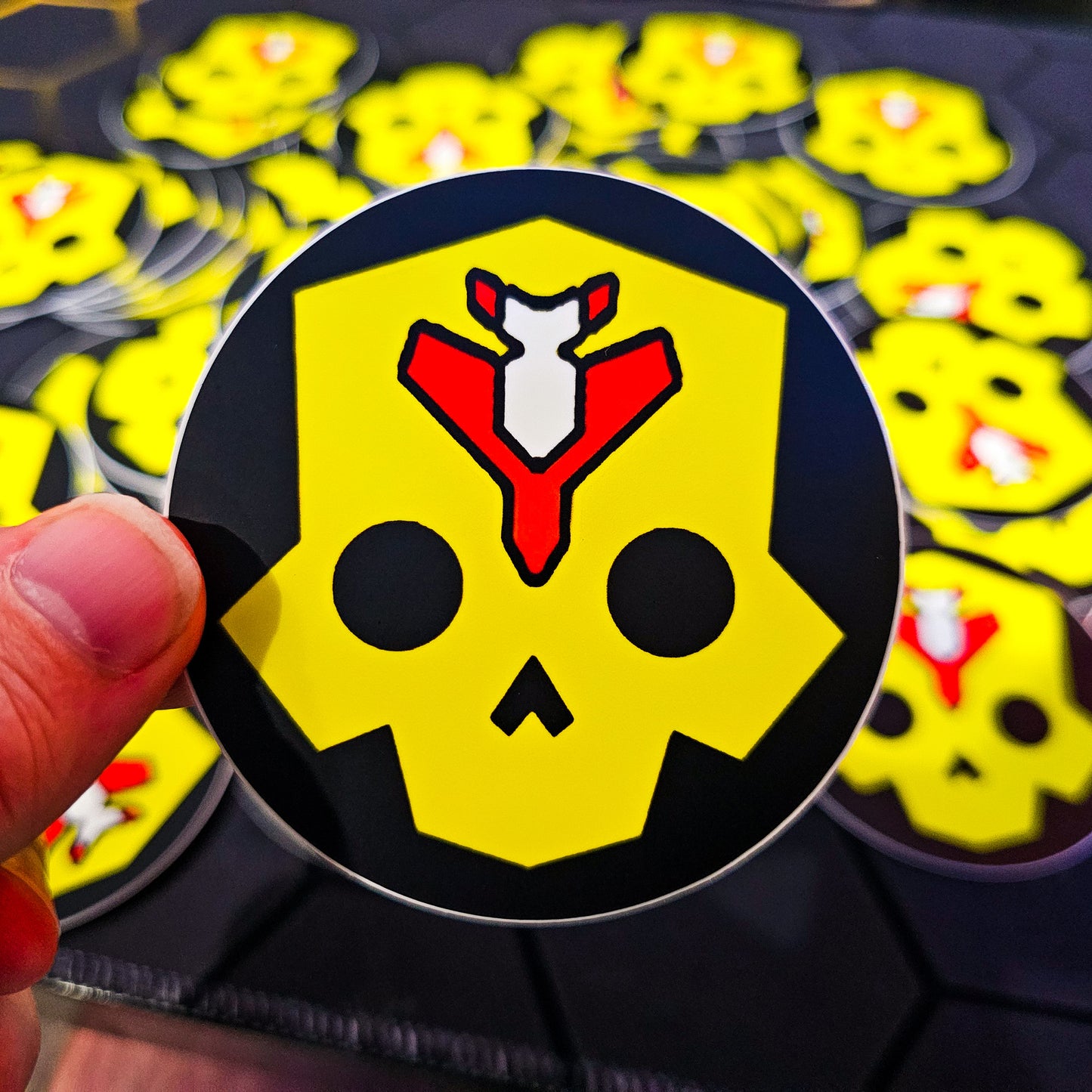 3" Yellow Helldivers 2 Vinyl Sticker