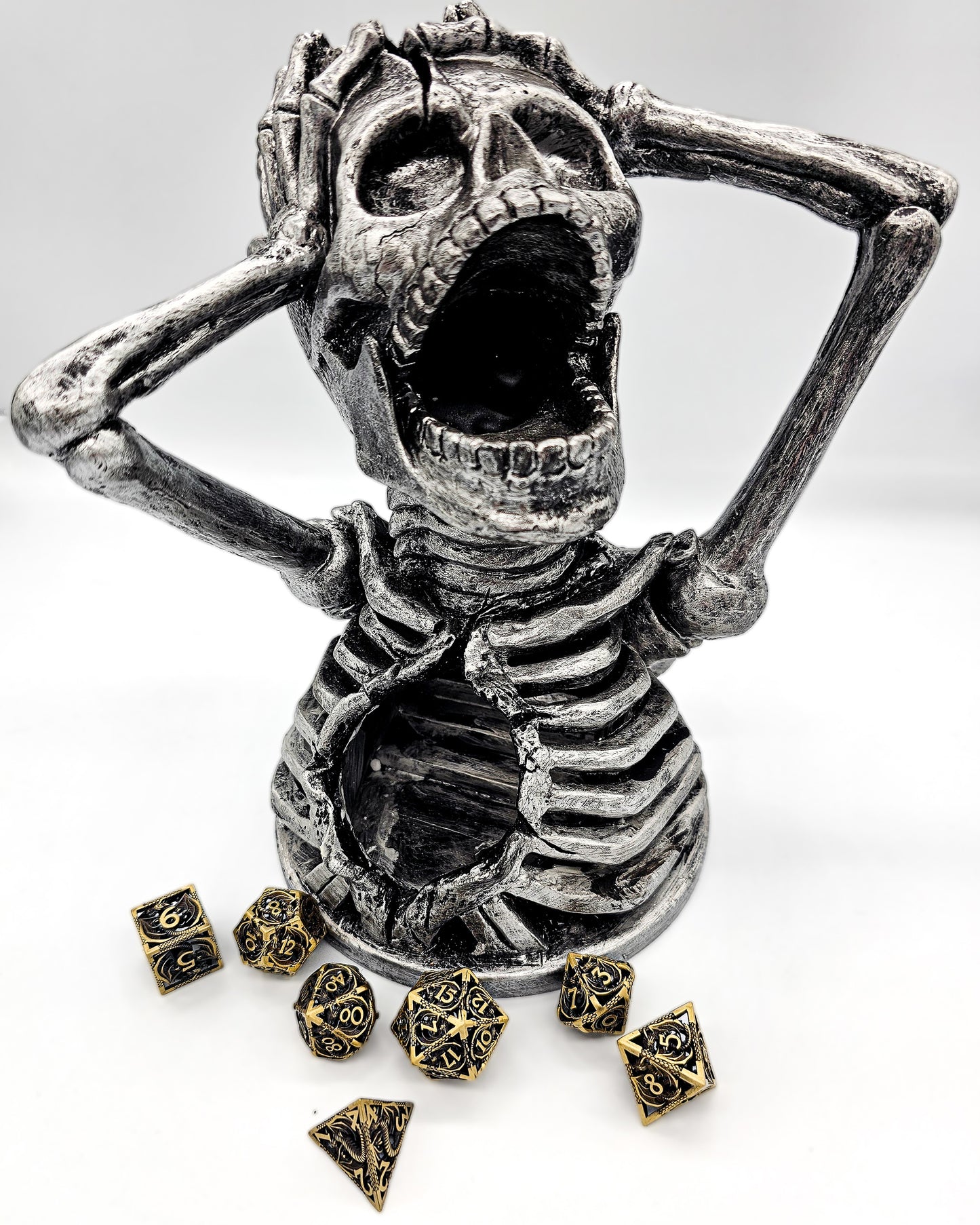 Skeleton DND Dice Tower