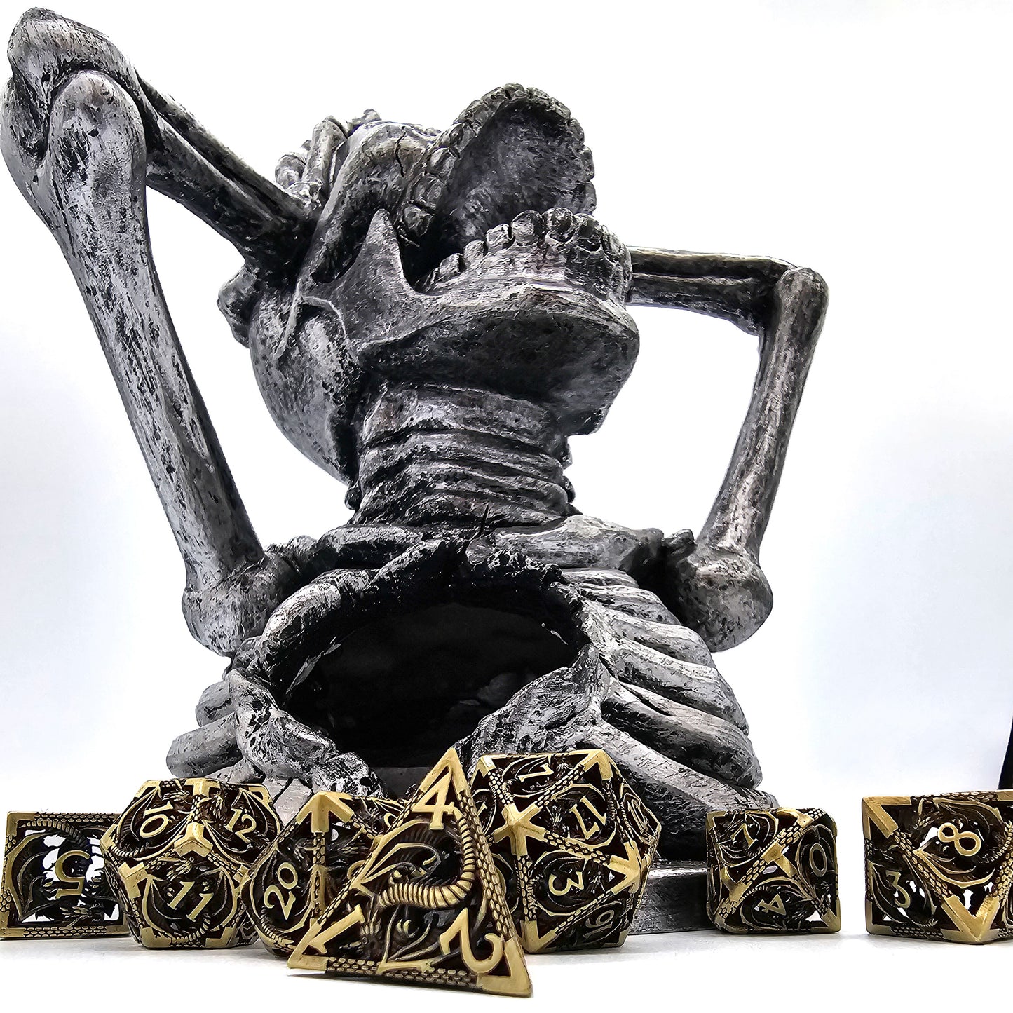 Skeleton DND Dice Tower