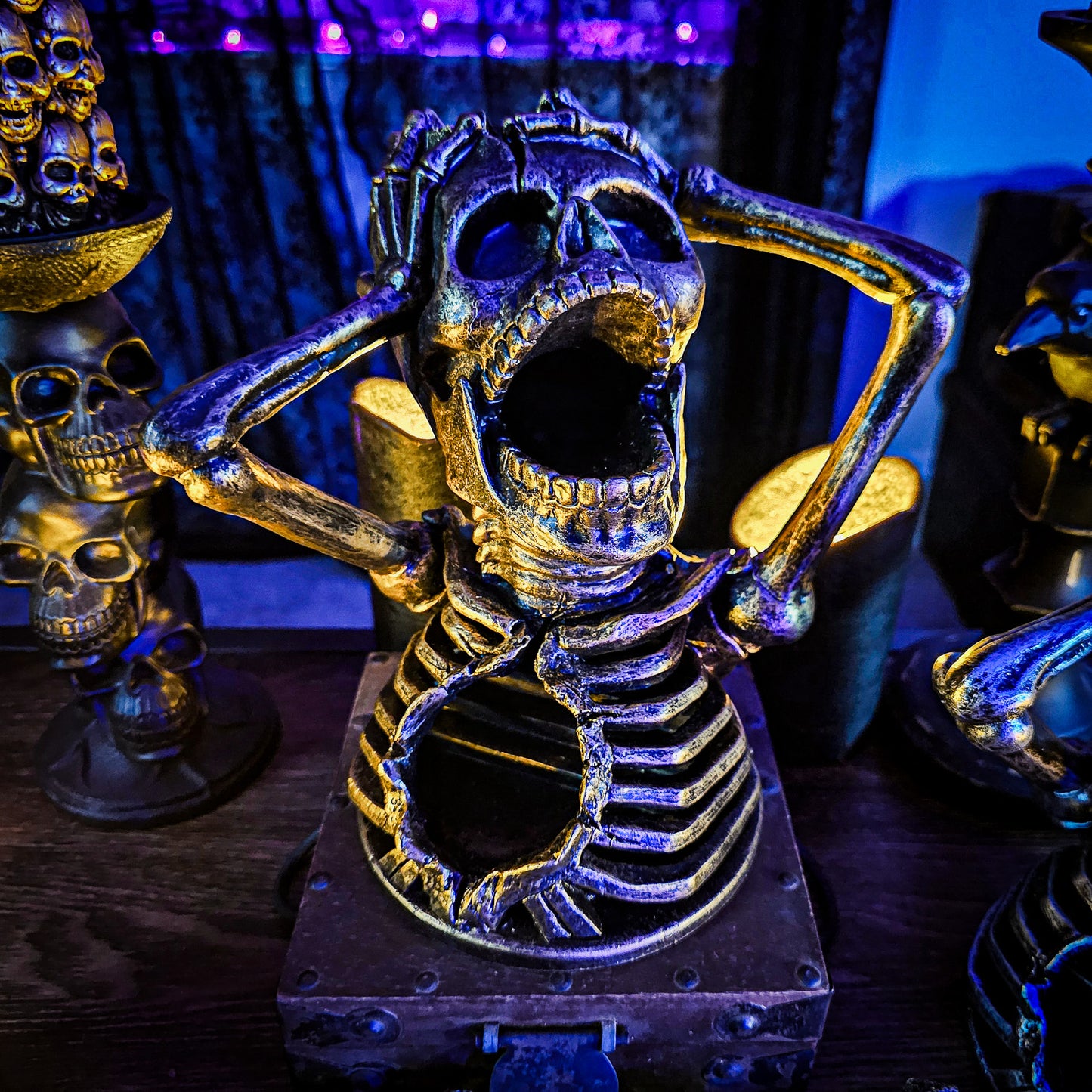 Skeleton DND Dice Tower