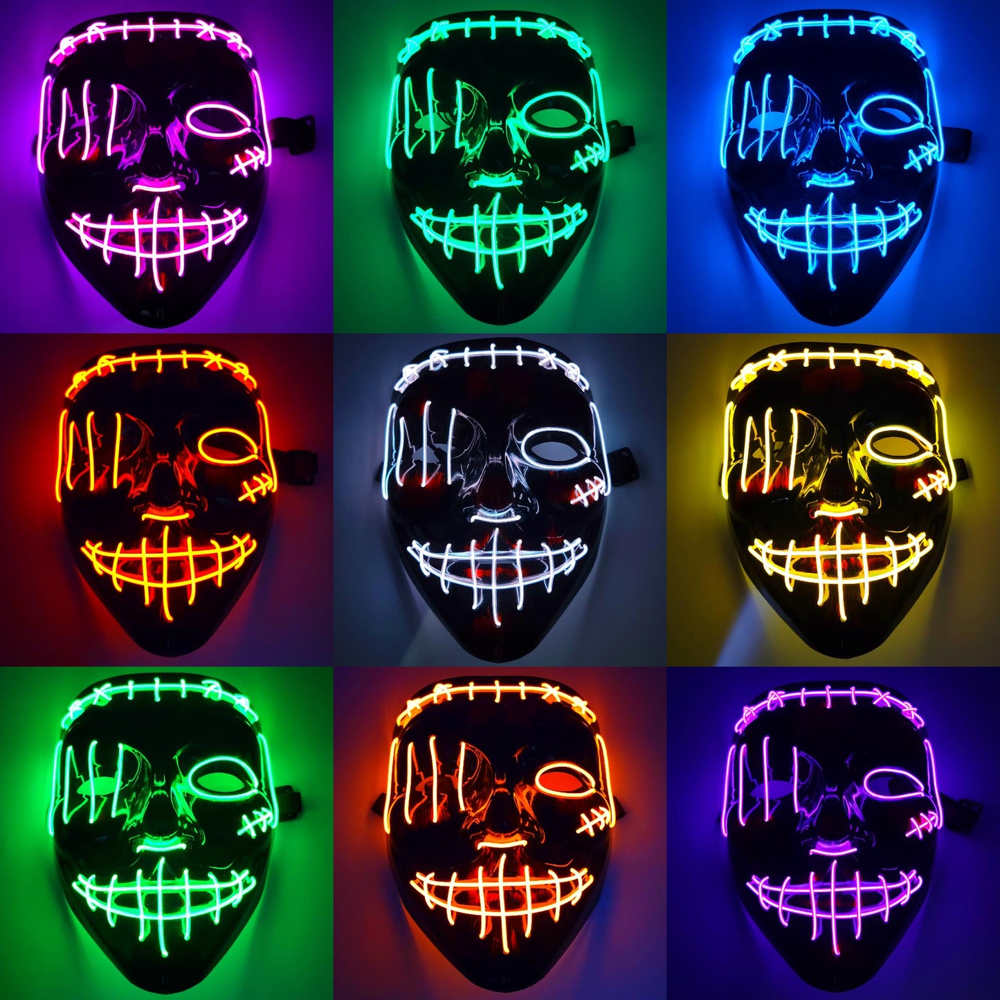LED "Stitches" Purge Mask