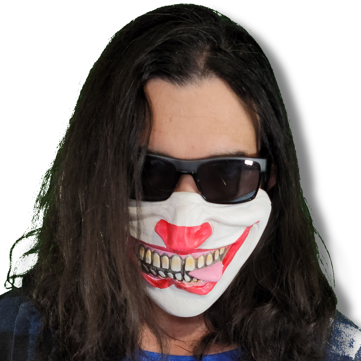 Halloween Clown Latex Mask Pennywise IT Joker Cosplay Costume Horror Scary Face