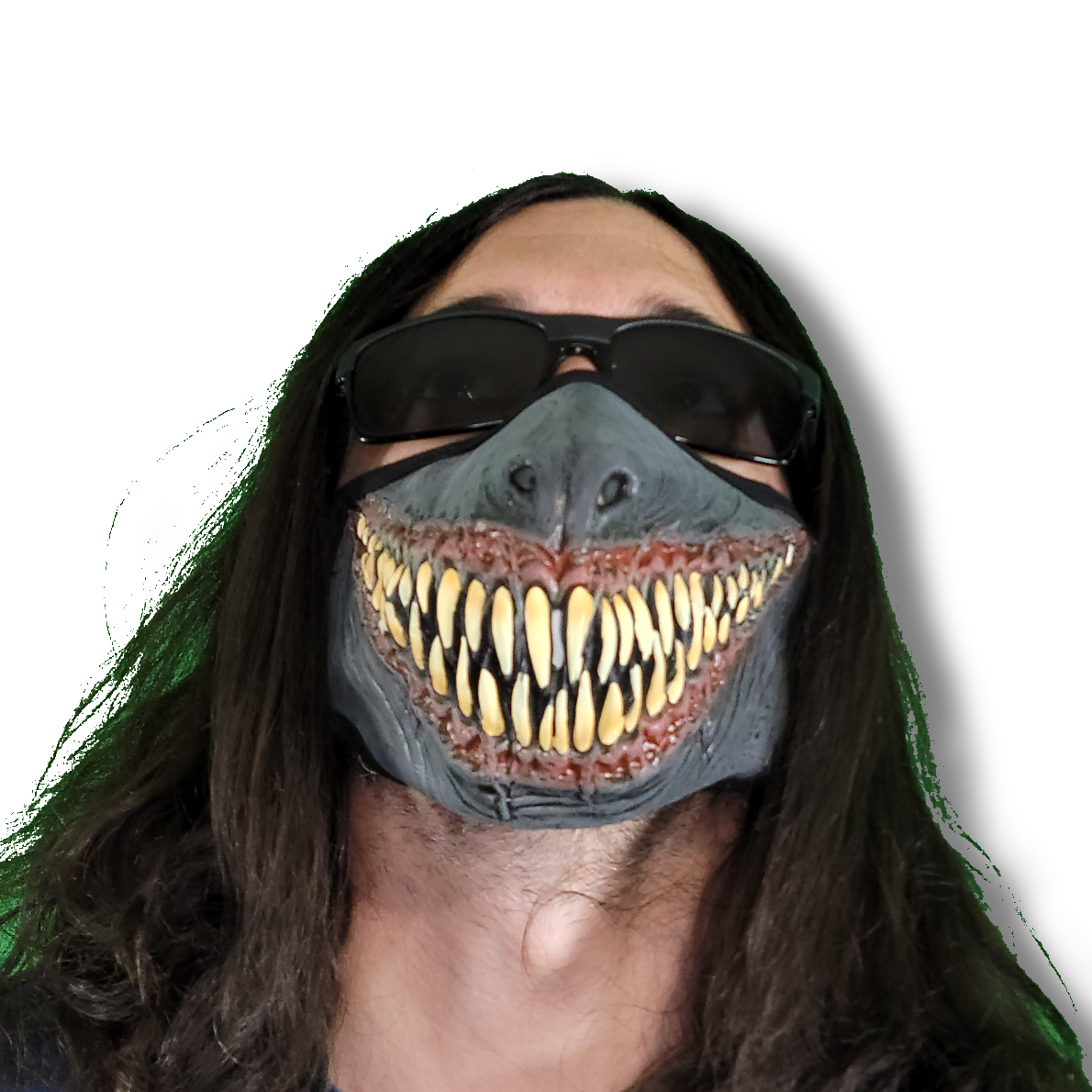 Latex Werewolf Face Mask Costume Cosplay Wolf Head Monster Alien Scary Halloween