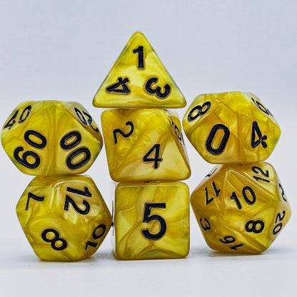 42 Piece DND Dice Set + 6 Velvet Dice Bags