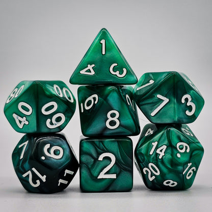 42 Piece DND Dice Set + 6 Velvet Dice Bags