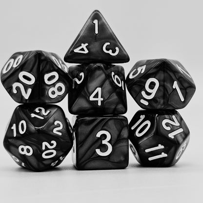 42 Piece DND Dice Set + 6 Velvet Dice Bags