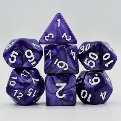 42 Piece DND Dice Set + 6 Velvet Dice Bags