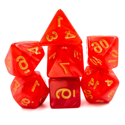 42 Piece DND Dice Set + 6 Velvet Dice Bags