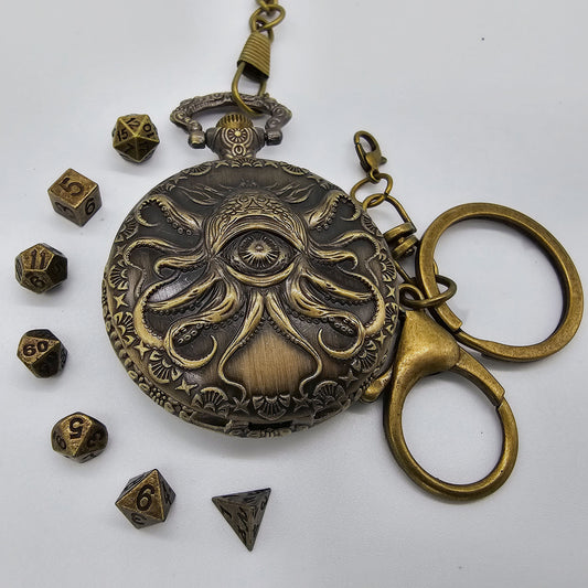 Cthulhu DND Old Fashioned Pocket Watch Case