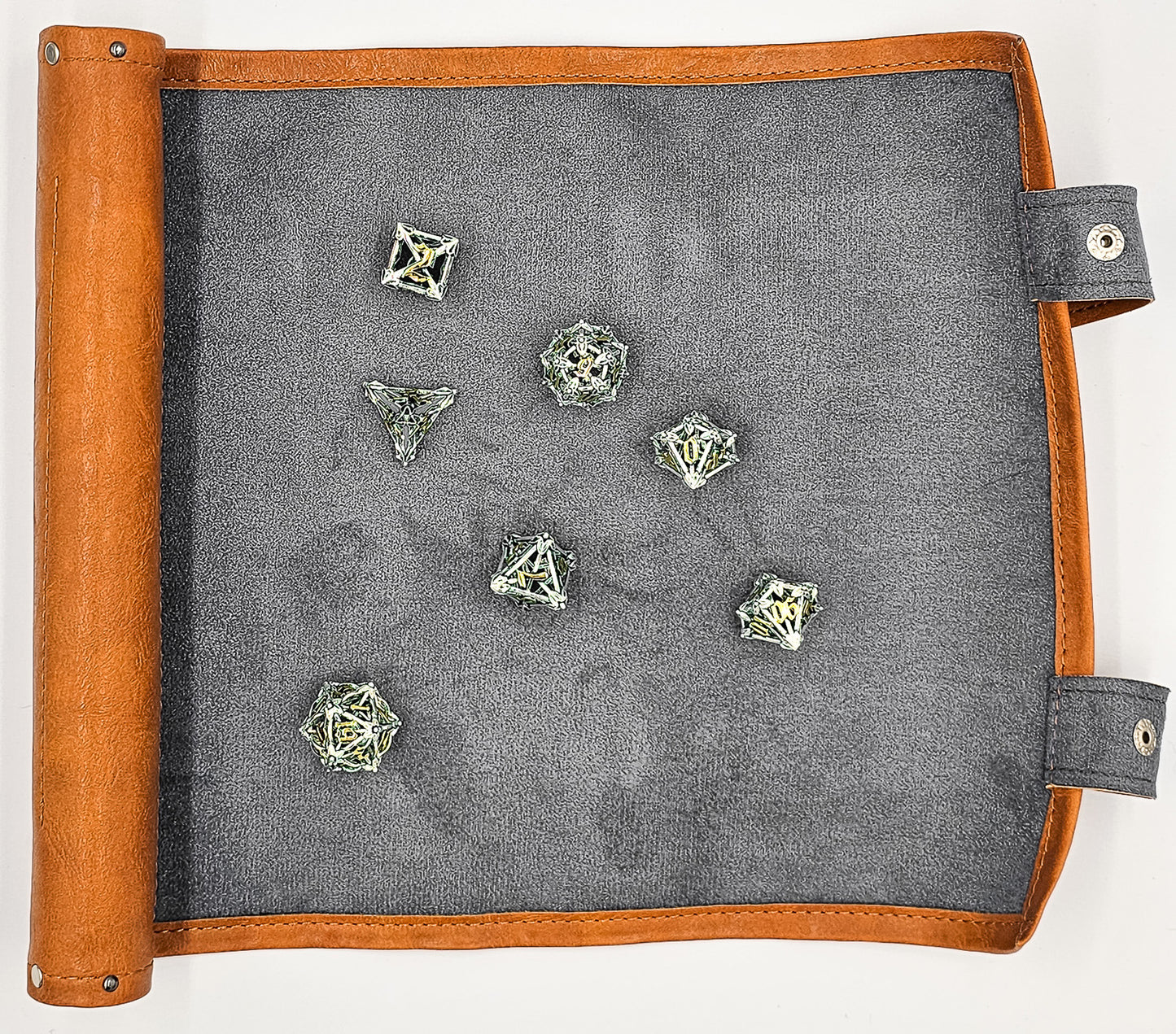 Brown Leather DND Dice Mat