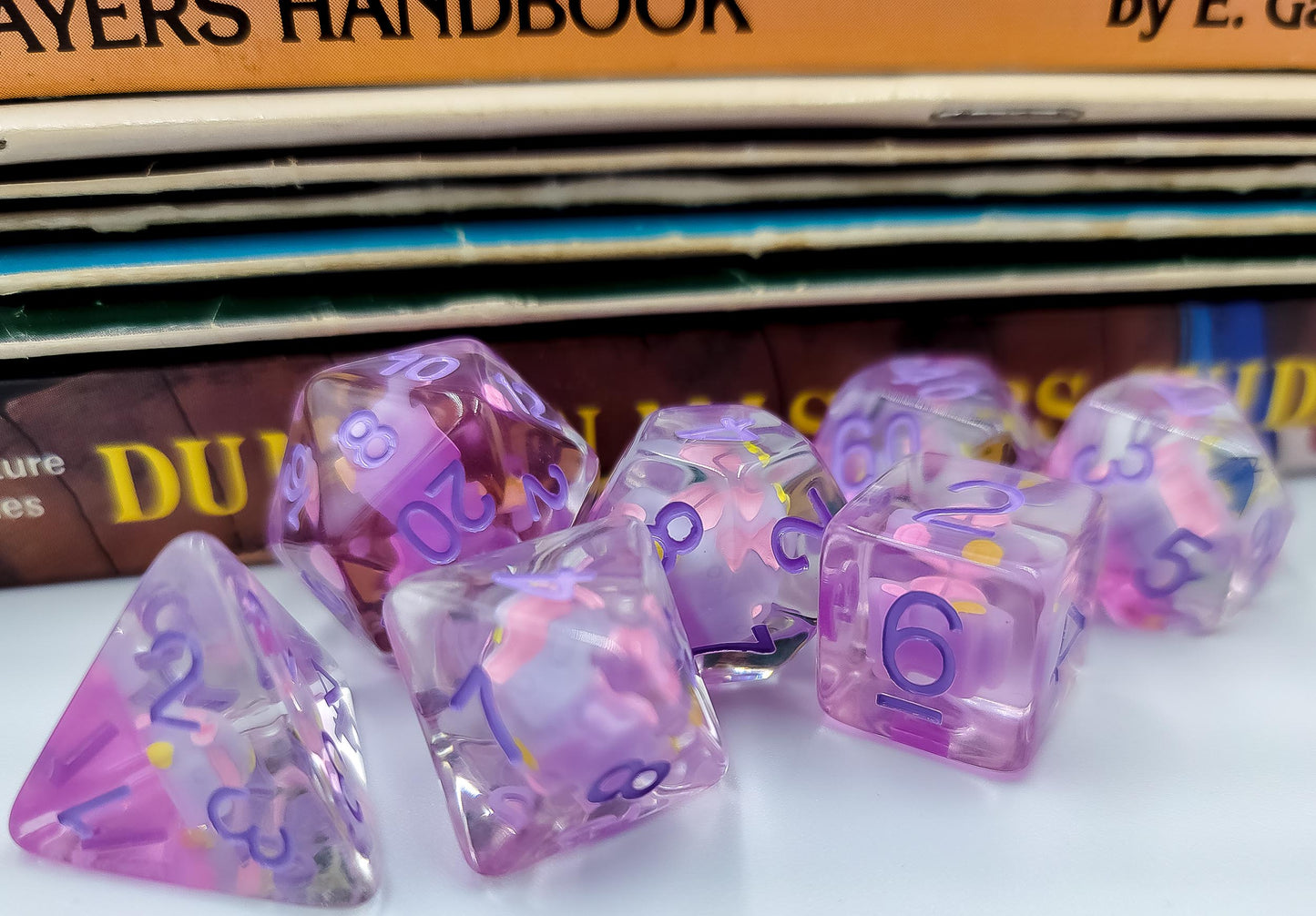 Resin Car DND Dice Set