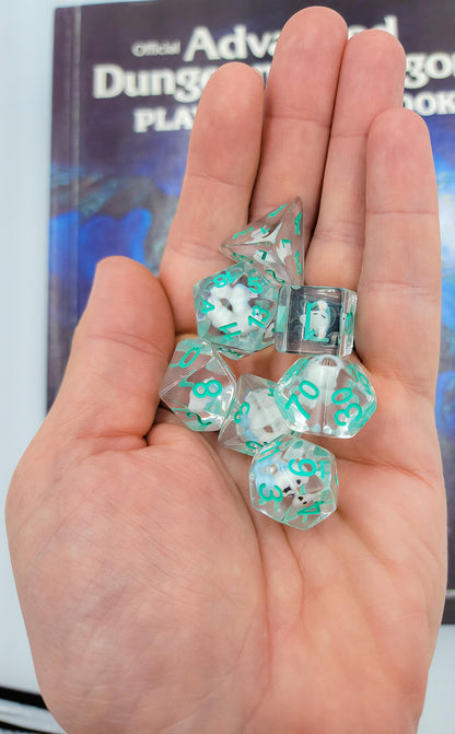 Resin Cat DND Dice Set