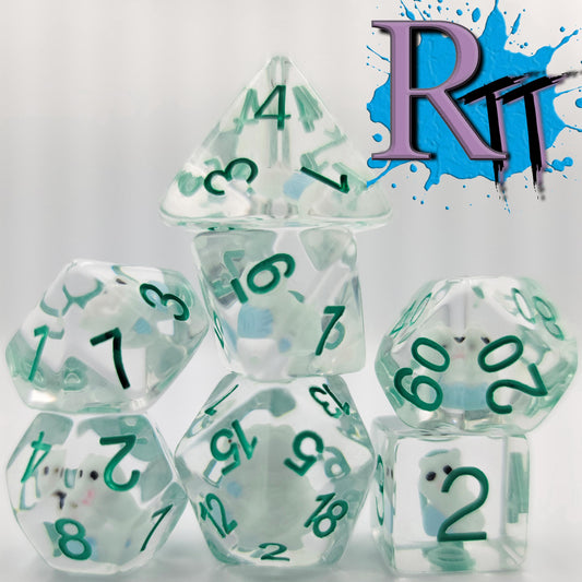 Resin Cat DND Dice Set