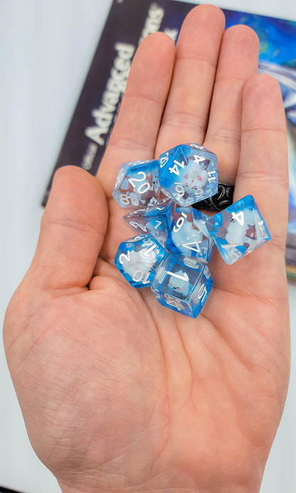 Resin Dinosaur DND Dice Set