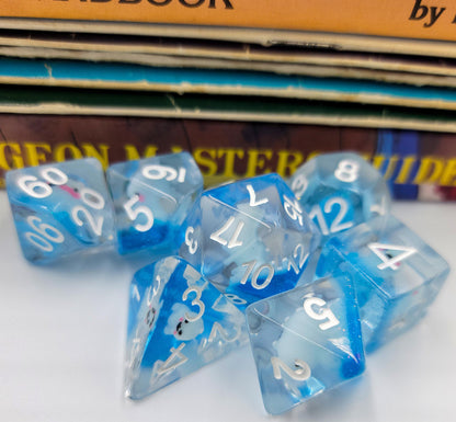 Resin Dinosaur DND Dice Set