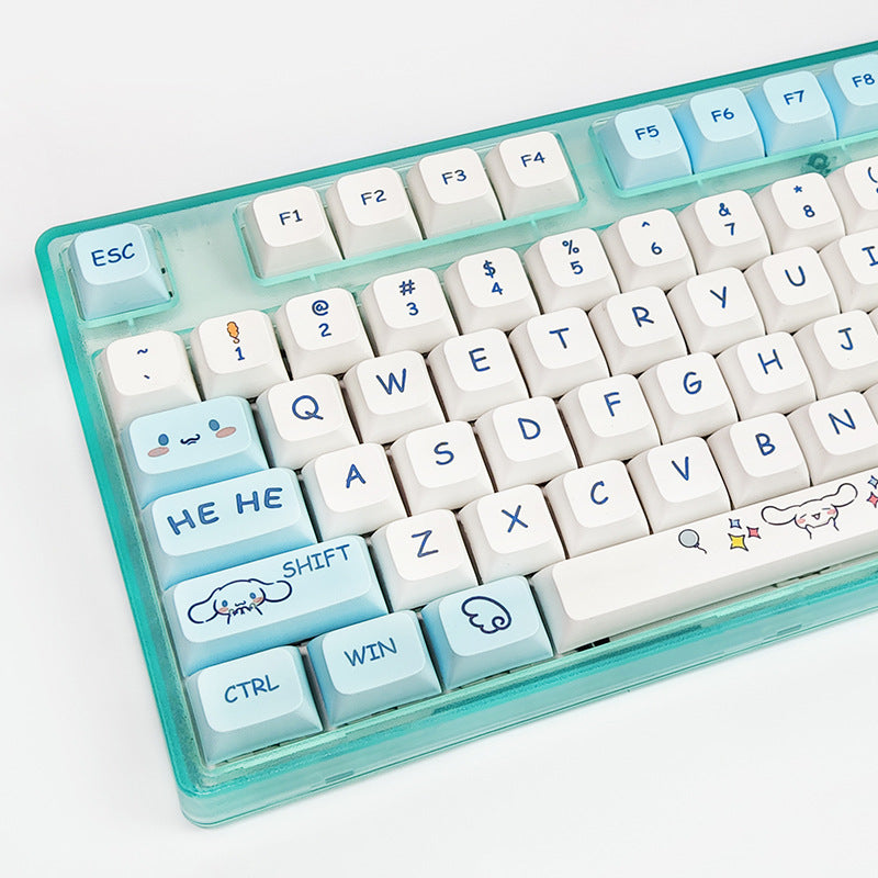 100% Full Size Cute Rabbit Themed Keycaps