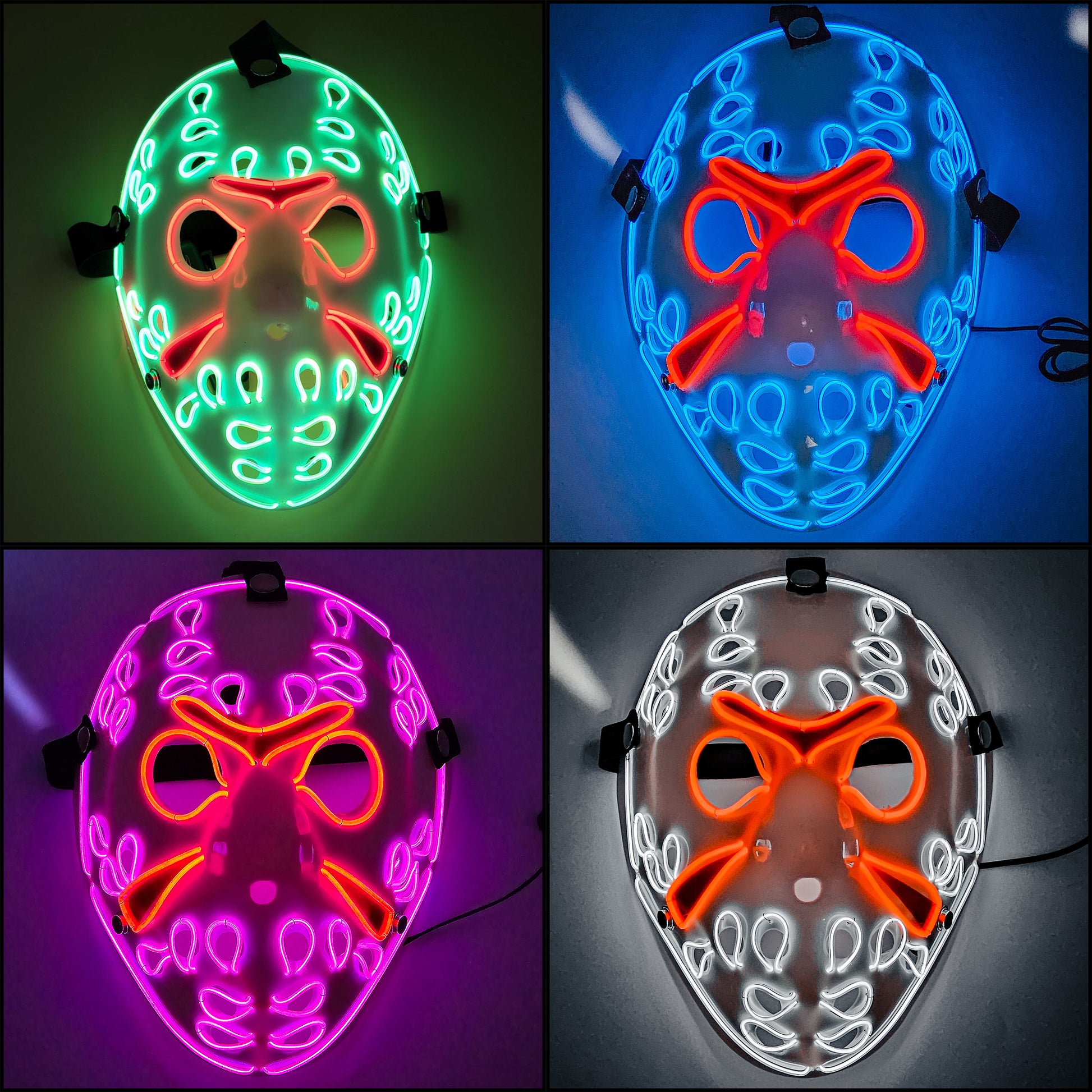 JASON VOORHEES​ - LED light up face mask