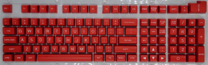 100% Full Size 104 Key Red Keycap Set for Mechanical Keybaords