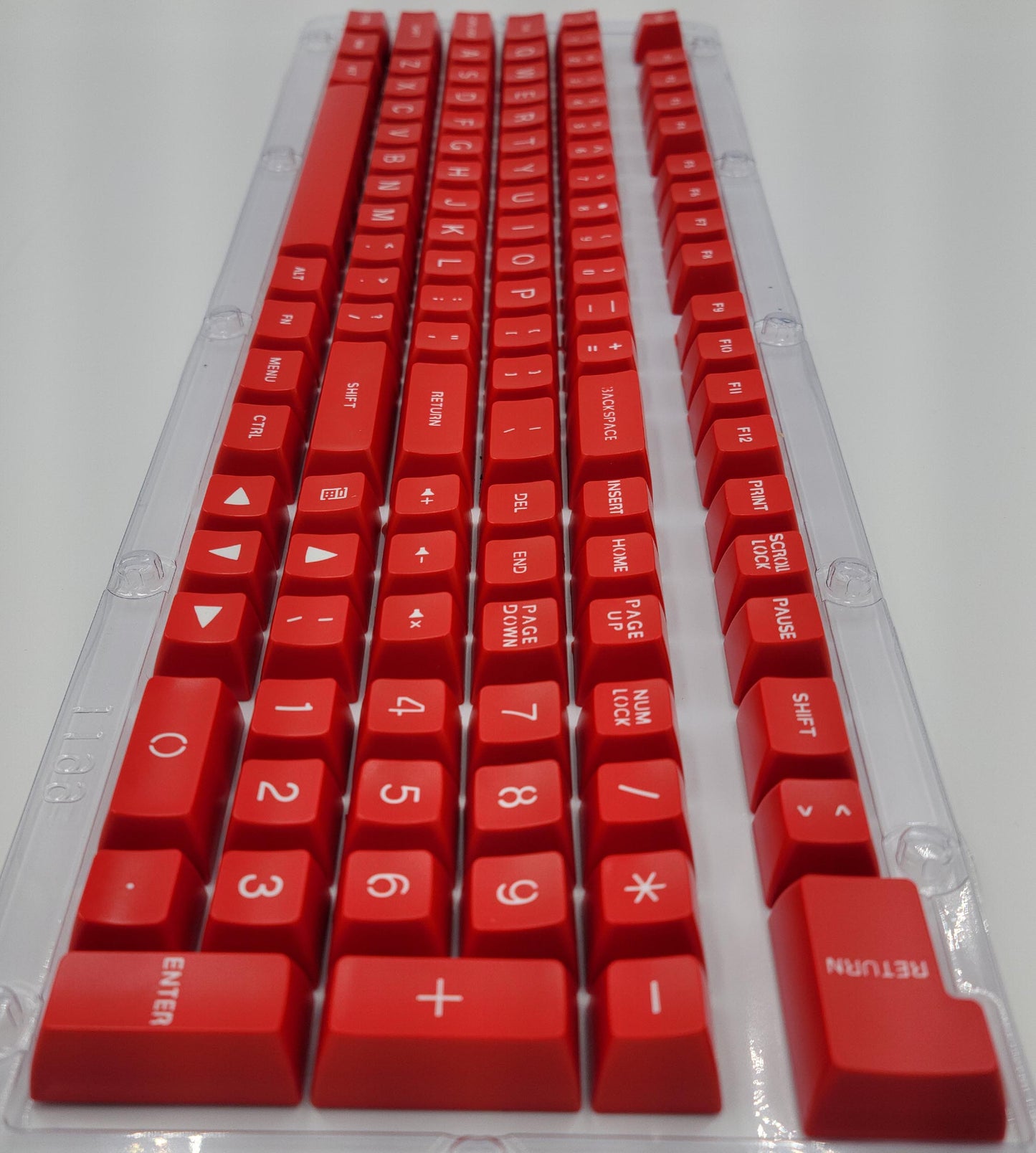 100% Full Size 104 Key Red Keycap Set for Mechanical Keybaords