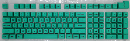 100% Full Size 104 Key Teal Aqua Keycap Set for Mechanical Keybaords