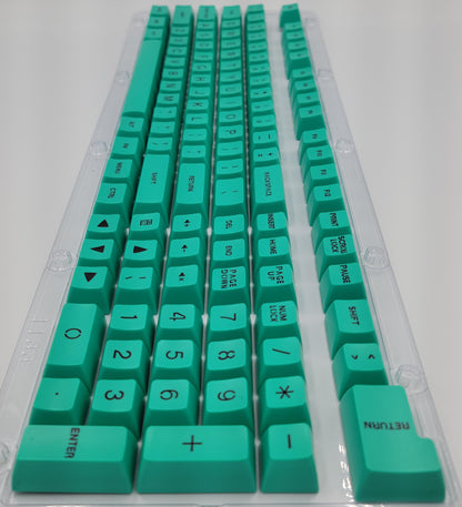 100% Full Size 104 Key Teal Aqua Keycap Set for Mechanical Keybaords