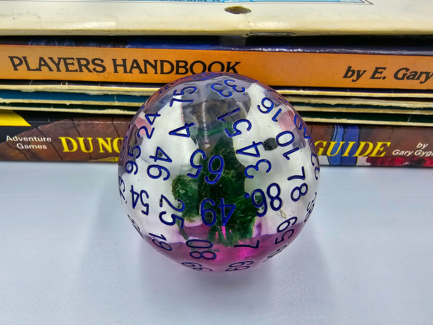 Resin Bunny D100 DND Dice