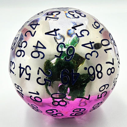 Resin Bunny D100 DND Dice