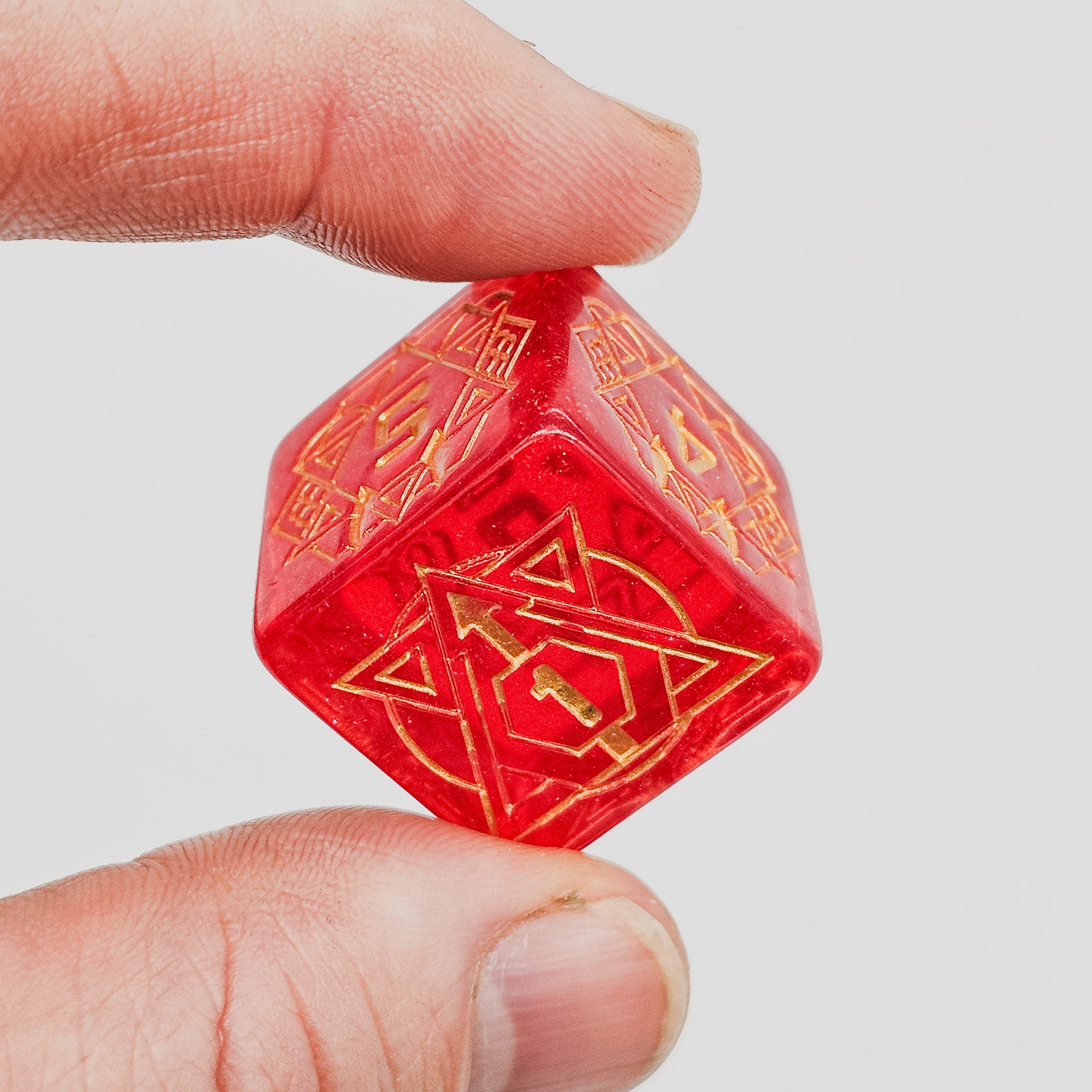 Red Star Constellation 7 Piece DND Dice Set