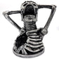 9" Ancient Silver Skeleton DND Dice Tower