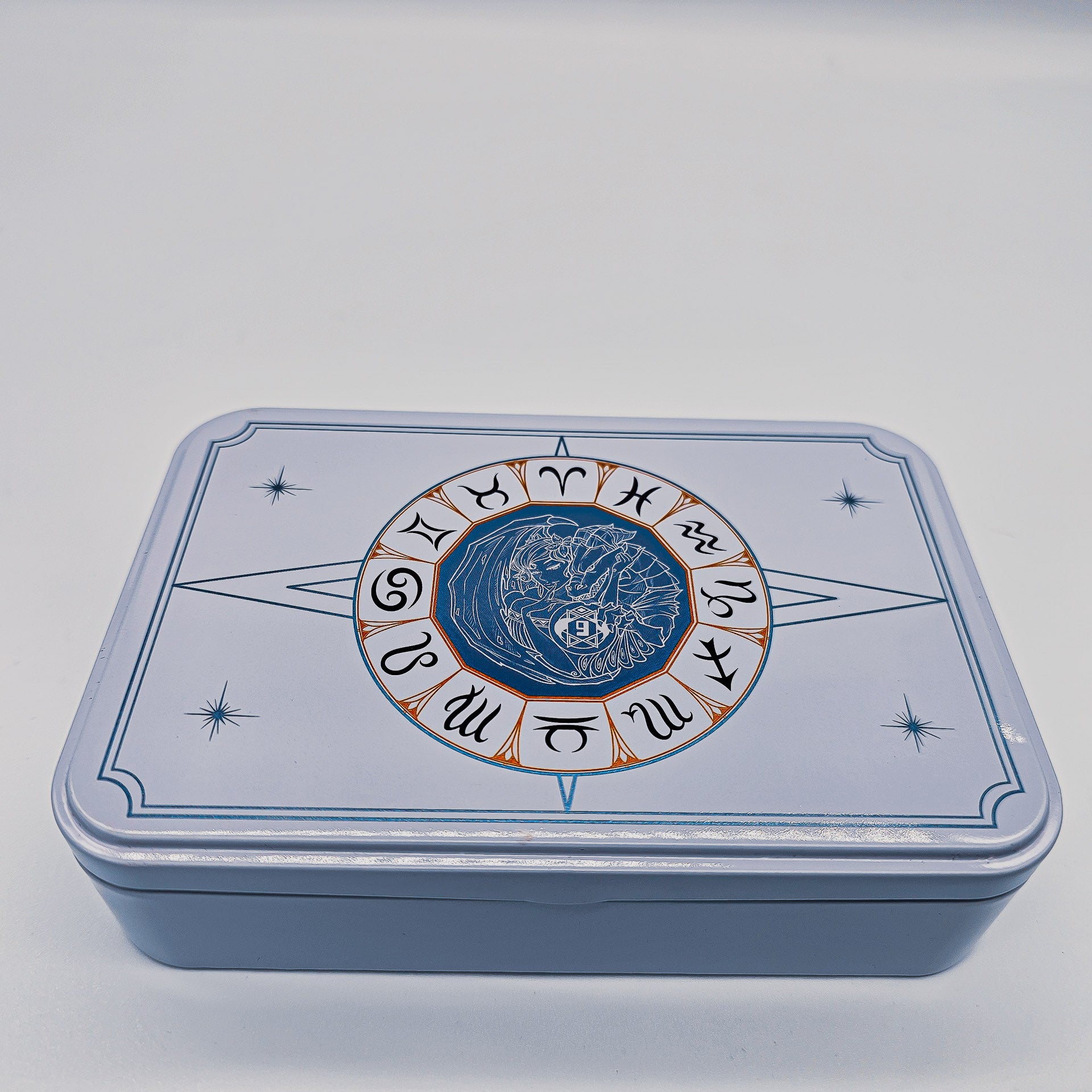 Star Constellation 7 Piece DND Dice Set Metal Container