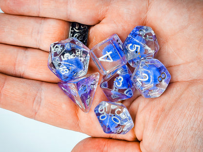 Resin Peacock DND Dice Set